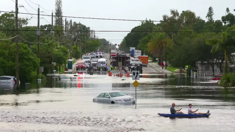 Veterans training in a community setting, demonstrating coordination and preparedness for disaster response